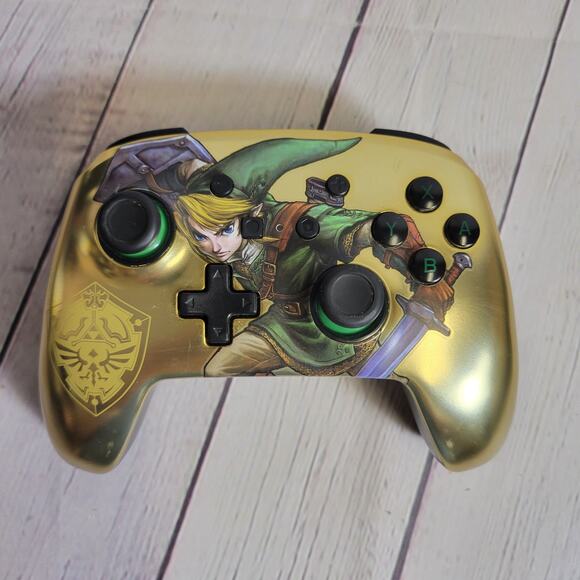 POWERA Nintendo Switch Enhanced Wireless Controller - The Legend of Zelda Link - Picture 1 of 8